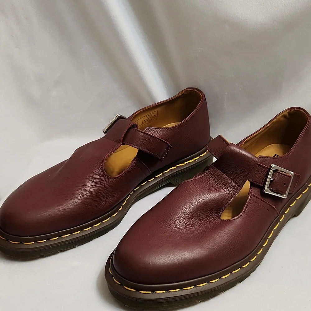 Dr. Martens Polley Mary Jane Leather Shoe (W Size 11) - Picture 6 of 13